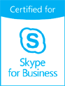 Skype for Business Certified Logo